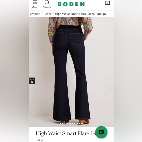 NWT BODEN Women’s Flare Jeans - US 4 - Picture 2 of 5